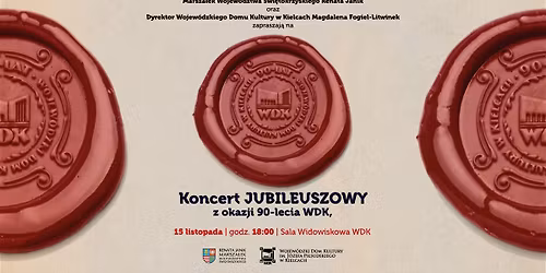 Koncert Jubileuszowy \u201ePrzebojem przez 90 lat\u201d 
