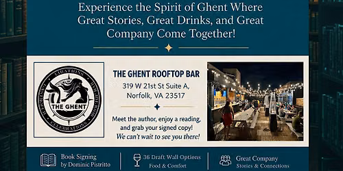 Book Signing & Reading with Author Dominic Pistritto