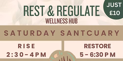 Saturday Sanctuary Sound bath [RISE 2-3:30PM  RESTORE 5-6:30PM]