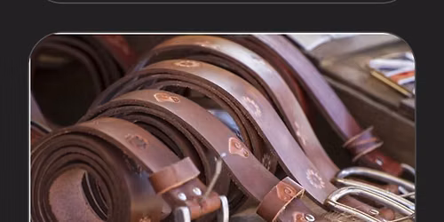 Leather Crafting: 3 Week Belt Making Class with LuAnne Malnory
