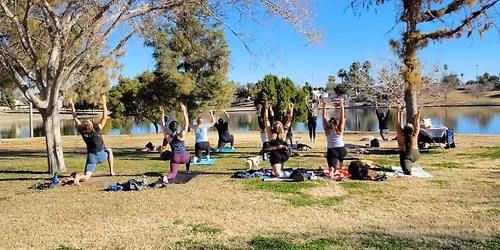 Yoga in the park