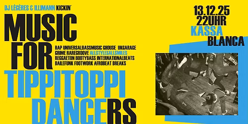 TIPP TOPPI DANCE mit DJ LÉGÈRES & ILLIMANN 