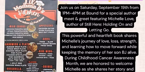 Author Meet & Greet! Michelle Love w\/ Lil Momma D's Kitchen