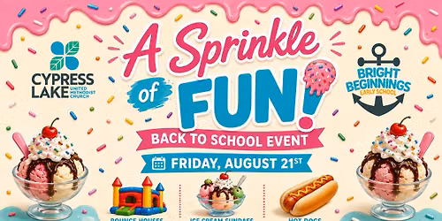 "A Sprinkle of Fun" Back to School Event