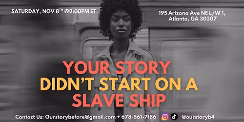 Watch Party: "Our Story Didn't Start on a Slave Ship"