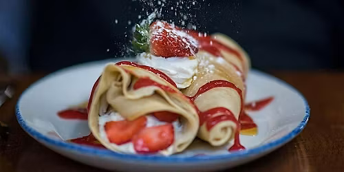 Holiday Cocktails & Crepes Cooking Class