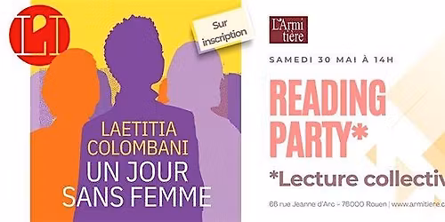 Reading party autour de "un jour sans femme" de Laetitia Colombani