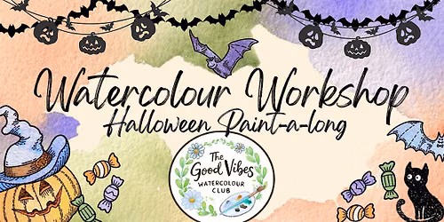 Watercolour Workshop \u2022 Halloween Paint-a-Long