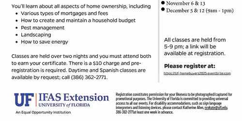 2026 Homebuyer Class: March 7
