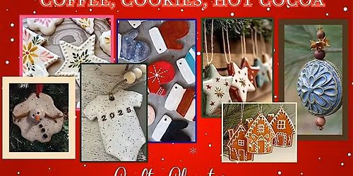 Hand made ceramic Christmas ornaments Workshop