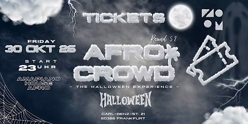 AFROCROWD ZOOM HALLOWEEN NIGHT