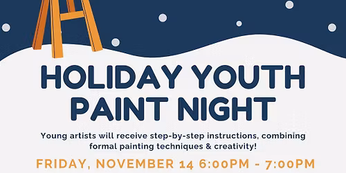 Monroe Family YMCA Holiday Youth Paint Night