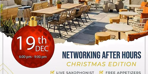 ANNUAL ROOFTOP HOLIDAY NETWORKING BASH. 200+ PROFESSIONALS