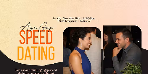 Age Gap Speed Dating
