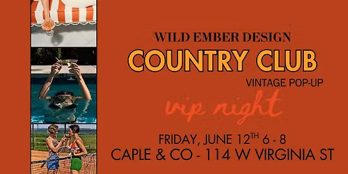 The Country Club - A Vintage Pop-up