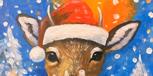 Join Brush Party to paint "Festive Fawn" - Station Garden, Didcot