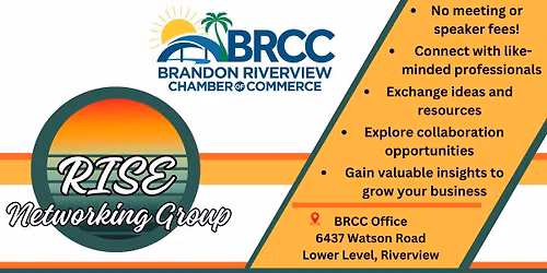 Rise Networking Group - Brandon Riverview Chamber of Commerce