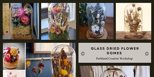 Glass Dried Flower Dome Workshop