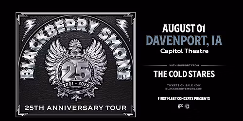 Blackberry Smoke with The Cold Stares at Capitol Theatre