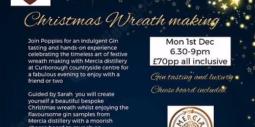 Gin, Cheese & Christmas Wreath Making