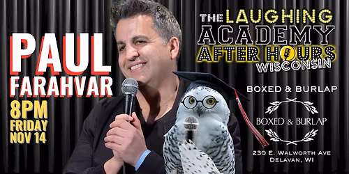 PAUL FARAHVAR and Friends  *IN WISCONSIN!*