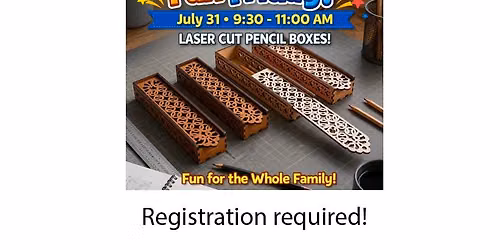 Fun Friday Laser Cut Pencil Boxes