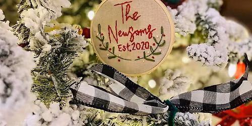 Embroidered Ornament Workshop