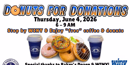 NCEF Donuts for Donations