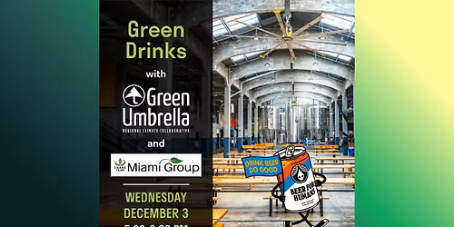 Green Drinks and Green Board Games