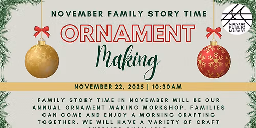 Ornament Making Workshop