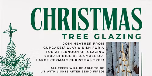 Christmas Tree Glazing with Heather!