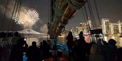 New Year's Eve Fireworks Sail on San Francisco Bay 2025