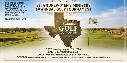 St Andrew Men's Golf Tournament 