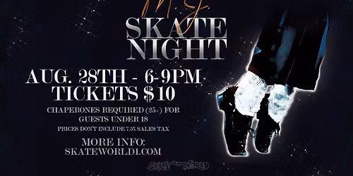 \ud83d\udc51\ud83c\udfa4 MJ Skate Night! \ud83e\udea9 \u2728