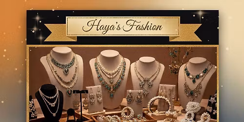 Haya's Fashion at Karachi Union Club\ud83c\udf80 9th Nov,Sunday(4PM-10PM)