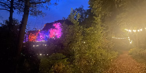 Halloween Illuminations at the Rock Houses