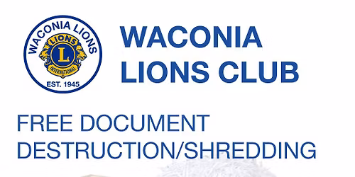 Waconia Lions Club - Document Shredding