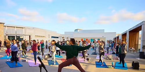 free community yoga class + wellness market in Normal Heights