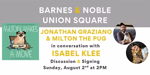 Jonathan Graziano discusses MILTON MAKES A MOVE at B&N Union Square