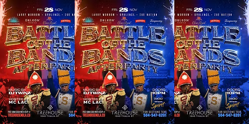 FRI NOV. 28 | BATTLE OF THE BANDS AFTER-PARTY @ TREEHOUSE