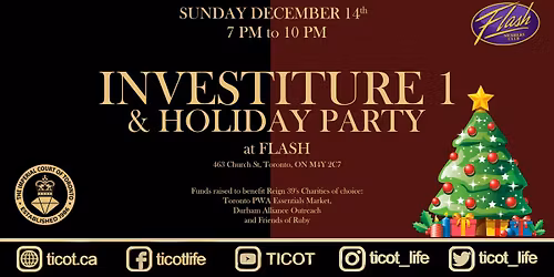 TICOT Investiture I & Holiday Party