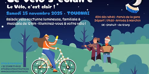 Le v\u00e9lo s'\u00e9claire - Le v\u00e9lo, c'est clair ! - 5e \u00e9dition