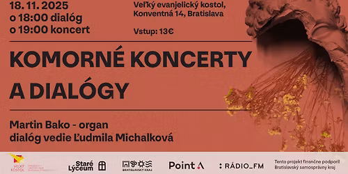 Komorn\u00e9 koncerty a dial\u00f3gy - Martin Bako, organ