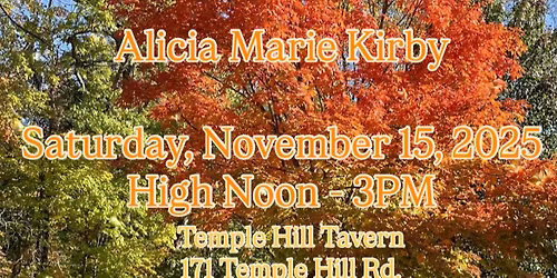 A Celebration of the Life of Alicia Marie Kirby