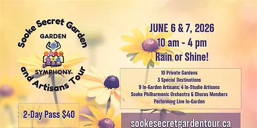 2026 Sooke Secret Garden & Artisans Tour
