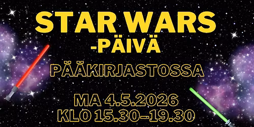 Star Wars -p\u00e4iv\u00e4 p\u00e4\u00e4kirjastossa
