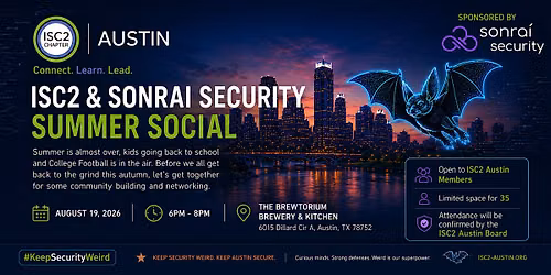 ISC2 Austin & Sonrai Security Summer Social