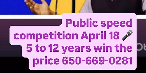 kids public speech competition