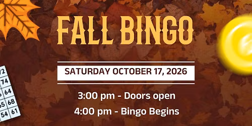 Fall basket bingo