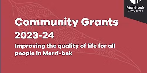 Community Grants Information - in-person